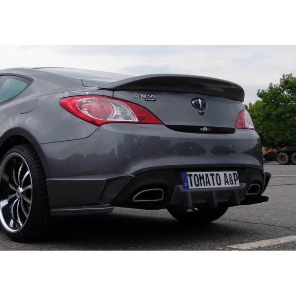 FRP задний диффузор для hyundai Genesis Rohens Coupe(2010-2012) TMT стиль Стекловолокно Задний плюнет 2 шт. тюнинг отделка для Genesis Racing