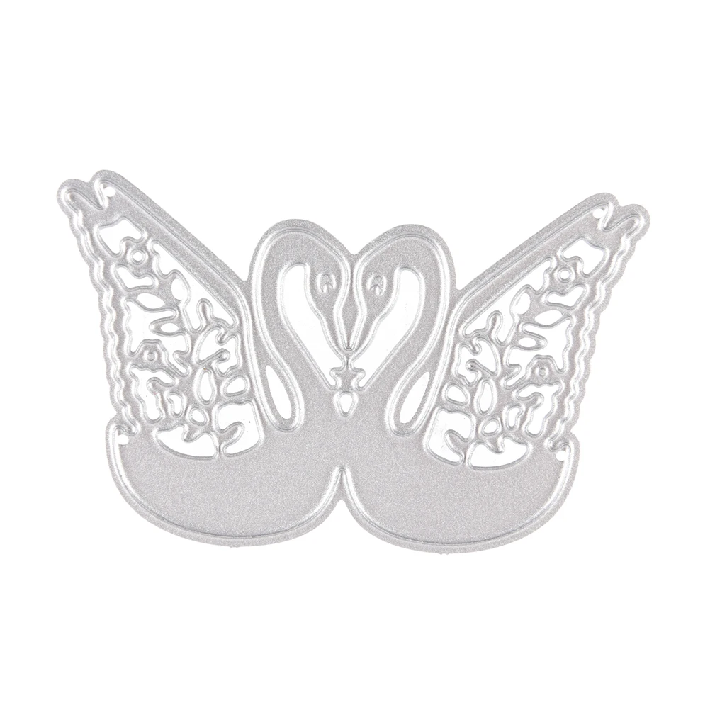 

Lovely Swans Die In Scrapbooking Embossing Folder Suit For Cutting Machine Cuts Metal Die Cutting Dies
