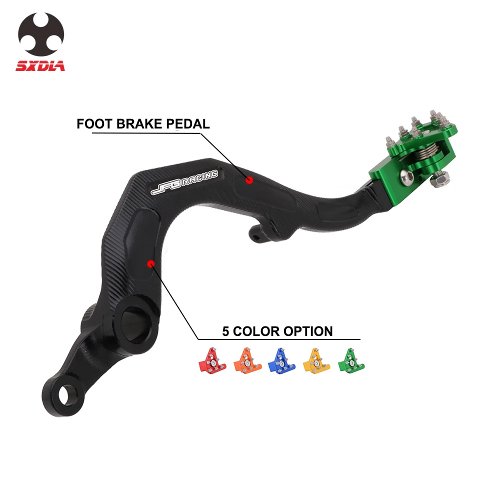 

Motorcycle Parts CNC Foot Brake Lever Pedal For KAWASAKI KX450F KX 450F 2006-2018 KX450 KX 450 2019 KLX450R KLX 450R 2008-2019