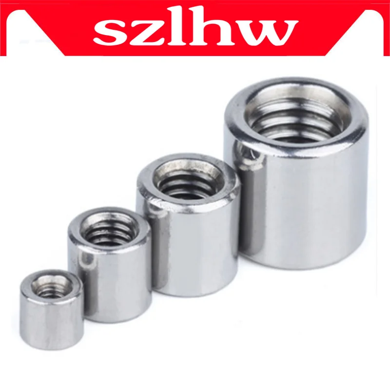 

Factory sales 5Pcs M12 M14 M16 hIgh quality Round Rod Stud Threaded Insert Rose Joint Adapter Connector Nuts