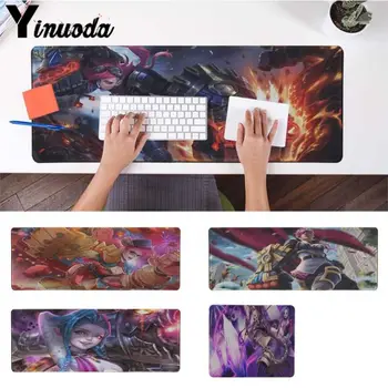 

Yinuoda VI LOL DIY Design Pattern Game mousepad Anti-Slip Laptop PC Mice Pad Mat Big Lock Edge Mousepad For League of Legends