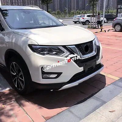 Передний+ Задний бампер протектор опорная плита 2 шт для Nissan Rogue X-Trail