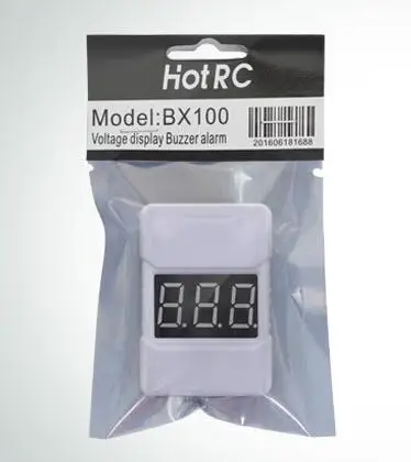 10 шт./лот Hotrc BX100 1-8S индикатор RC Li-Ion Lipo батарея тестер низкого напряжения зуммер сигнализации RC инструменты - Цвет: white