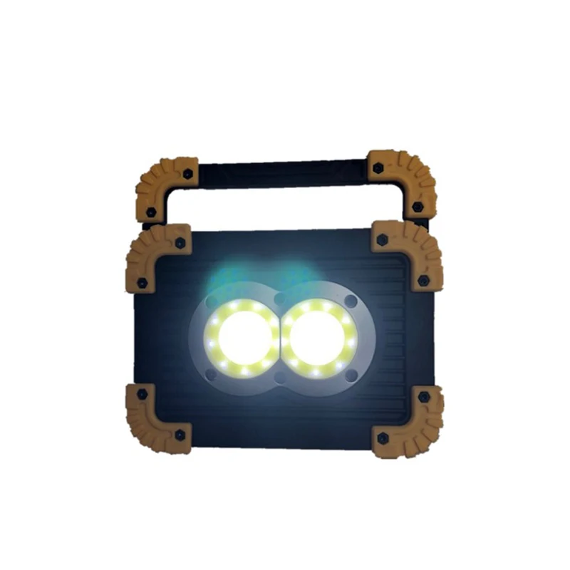20W Rechargeable LED Lamp Handheld Emergency Light Powered By Battery For Construction Camping Searchlight As Power Bank (4)