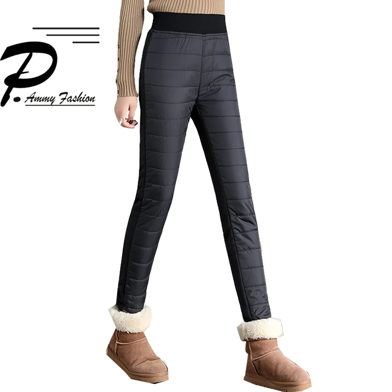 thermal cashmere slim pants