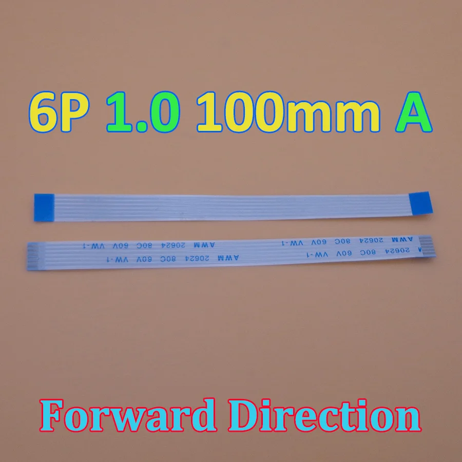 

5pcs FFC FPC Flexible Cable for ACER 4741 4741G 5750 5750G Touchpad flex cable Length 10cm 1.0mm pitch 6 pin forward 100mm