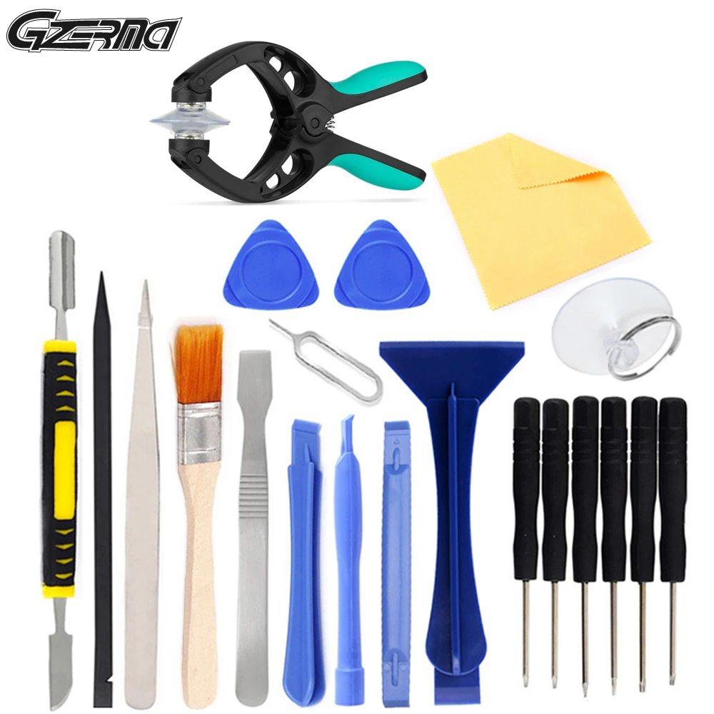 21PCS Professional phone opening repair tools Screwdriver repair tool LCD screen opening plier