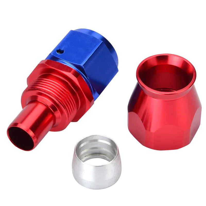 SPEEDWOW An10 AN PTFE шланг Конец поворотный концевой фитинг шланга адаптер прямой 45 90 180