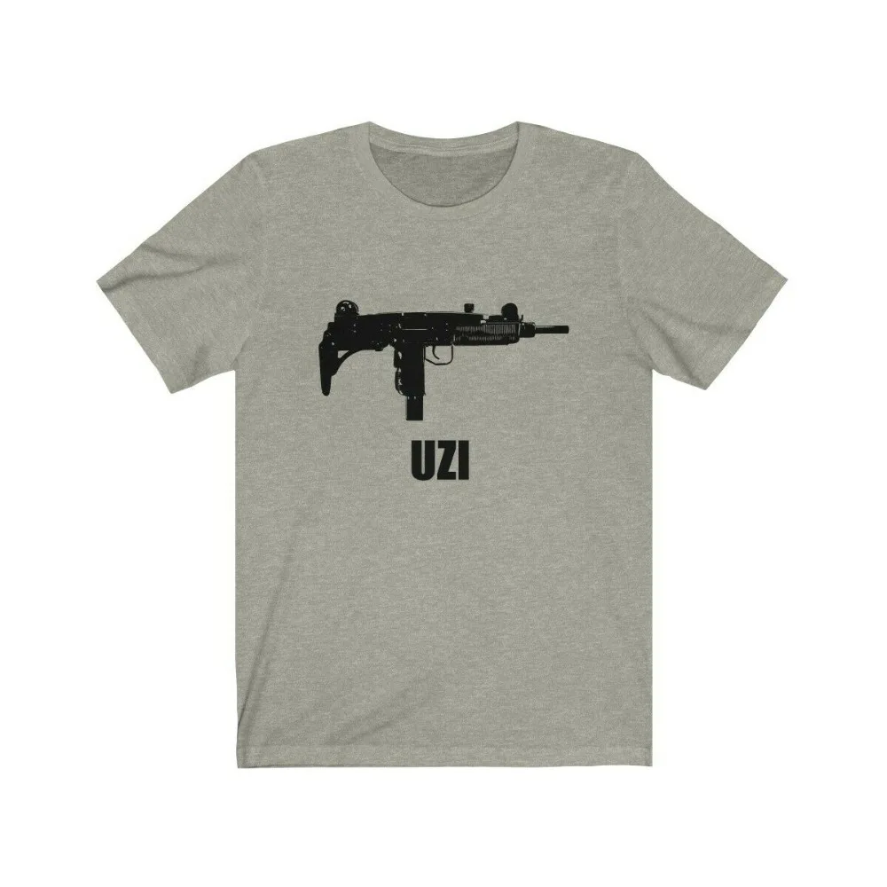 Рубашка Uzi 9 мм Smg Sub Machine Gun Mini из Израиля серая/желтая Бесплатная доставка! 2019