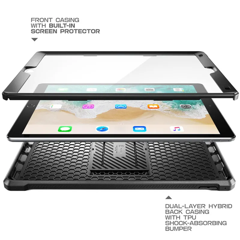 Чехол для ipad Pro 12 9 SUP 2017 чехол UB PRO прочный с полным корпусом и встроенной защитной