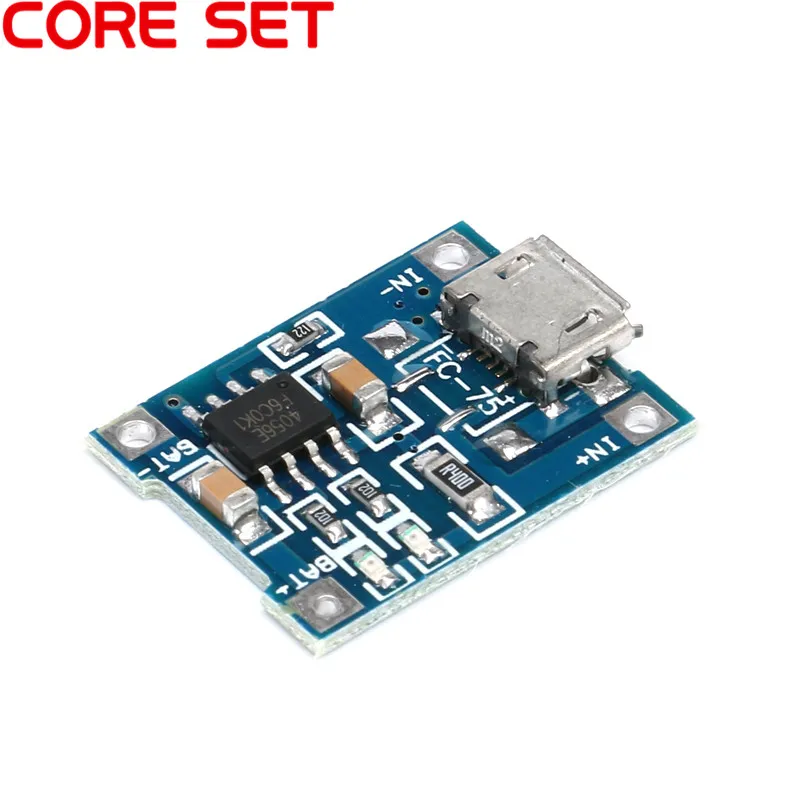 5 шт. зарядная плата TP4056 с Micro USB В 1A 18650|Детали инструментов| |