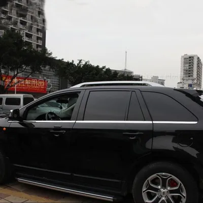 Нержавеющая сталь снаружи окна Украшенные рамки молдинги для Ford Edge 2010 11 12 13 ACA082