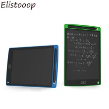 Elistooop портативный 8," электронный блокнот для рисования графический планшет доска Смарт ЖК-планшет для письма со стилусом CR2016 батарея