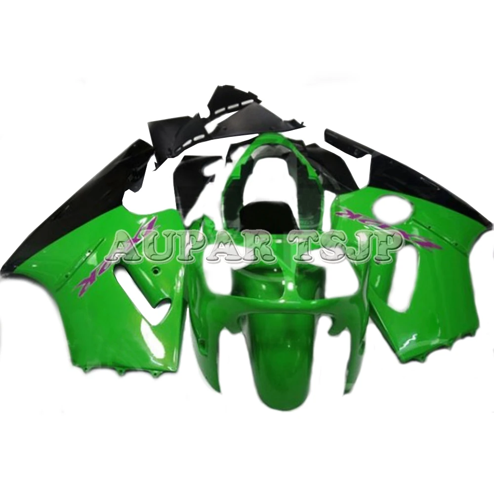 Green Black Lowers Motorcycle Fairing Kit For Kawasaki ZX12R 2000 01 02