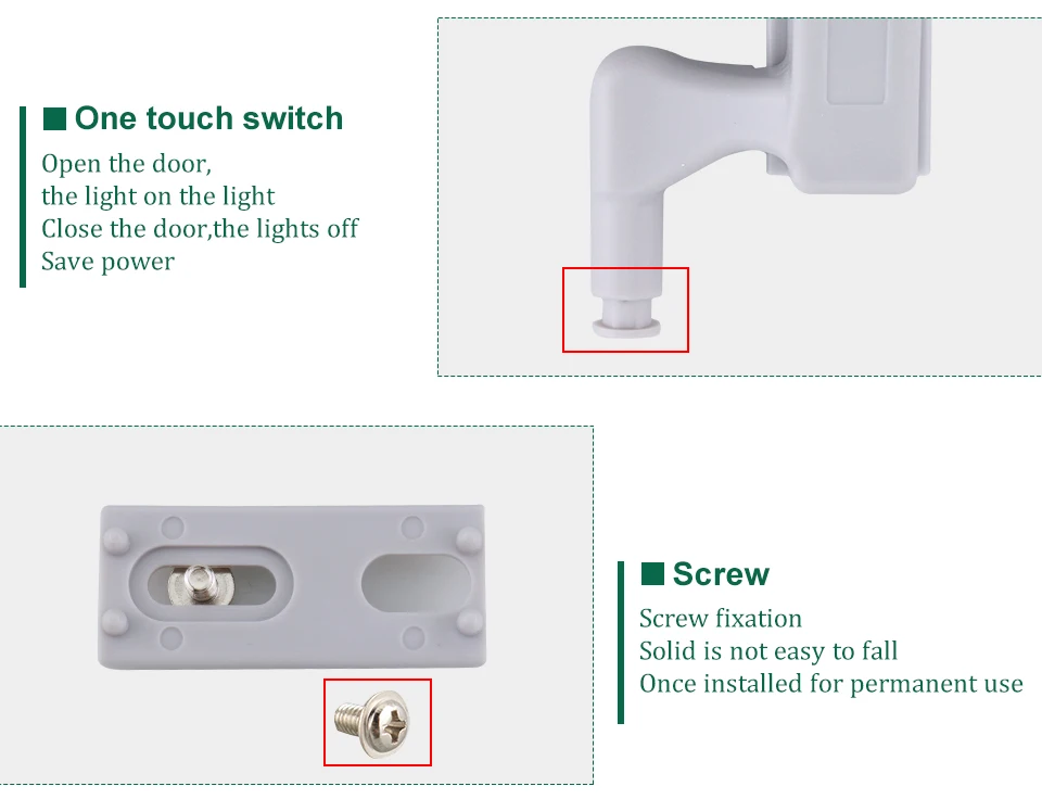  LED Cabinet Inner Hinge Led Sensor Light Wardrobe Lamp Night Light  (5)