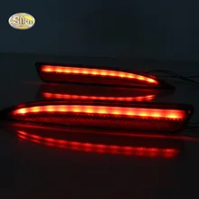 SNCN светодиодные фары заднего бампера для Volkswagen Vw Scirocco R GTS Rline 2011- Led торможение вождения Поворотная лампа отражатель