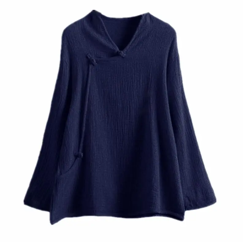 New Women Blouse Femininas 2018 Long Sleeve Blouse Shirt Women V-Neck Casual cotton Linen Shirts Plus Size Lady Shirt S-5XL 6XL New Women Blouse Femininas 2018 Long Sleeve Blouse Shirt Women V-Neck Casual cotton Linen Shirts Plus Size Lady Shirt S-5XL 6XL