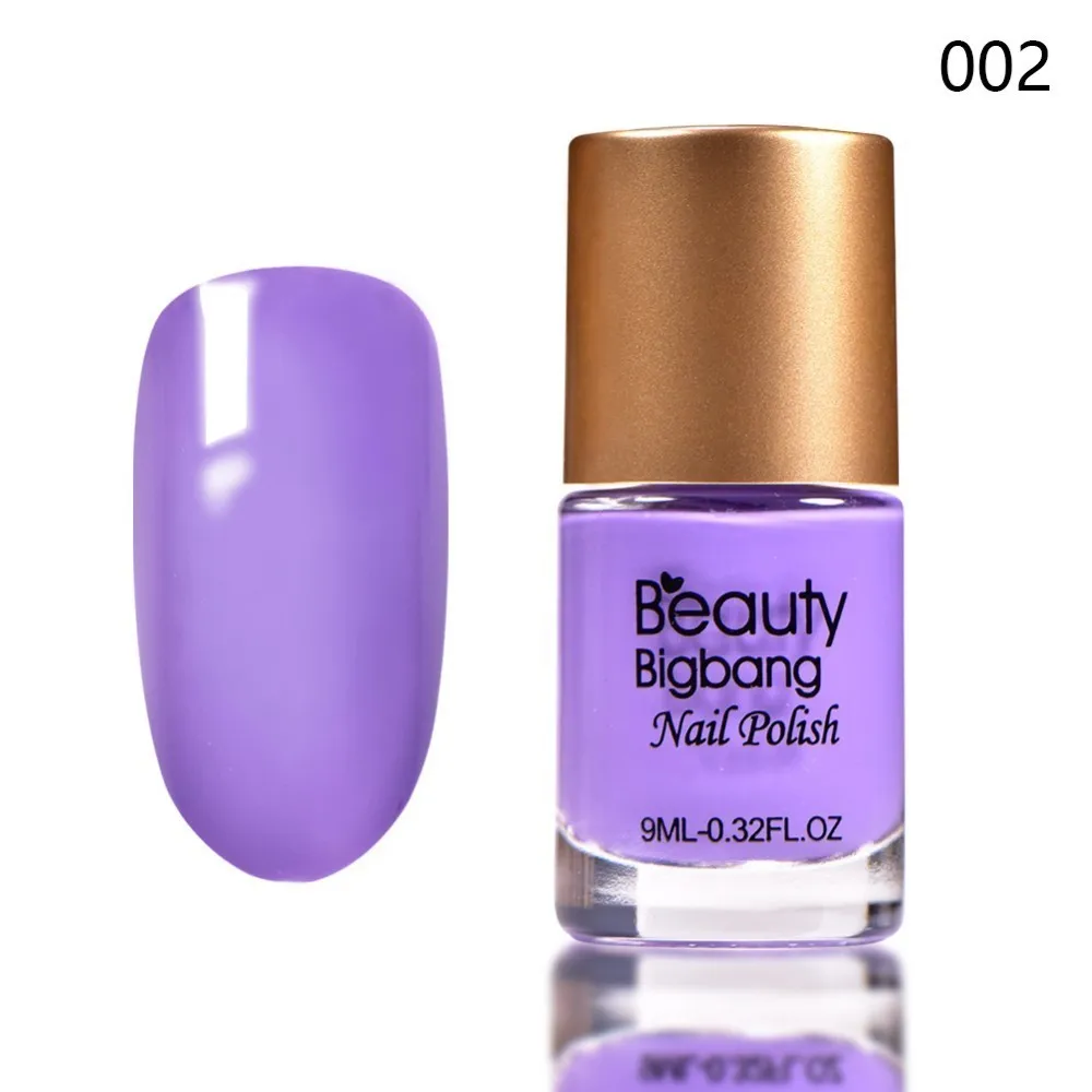 BEAUTYBIGBANG 9 мл сладкий цвет стойкий лак-эмаль для ногтей маникюр дизайн Быстросохнущий дизайн ногтей - Цвет: 2