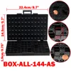 AideTek ESD Safe SMD Storage IC Box Bins Anti-statics SMT Organizer Transistor Electronics Storage Cases & Organizers BOXALLAS 2