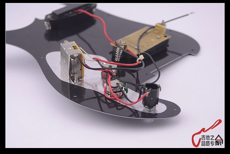 Распродажа 1 компл. GuitarFamily жгут проводов SH электрогитары пикап черный(#1273