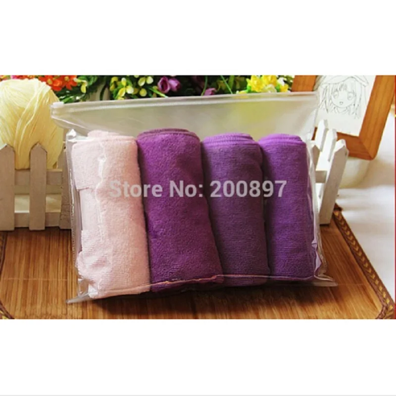 Women Clothing Towels Groceries Cosmetics Storage Bags 32*25cm Moisture Proof Recyclable Zipper Top PVC Plastic Bags 50pcs lot