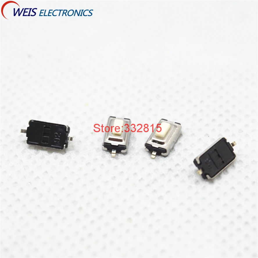 

Free Shipping 100pcs Micro SMD Tact Switch 2 pin 3*6*2.5 mm Momentary Electronic Push Button 2.5mm Switch