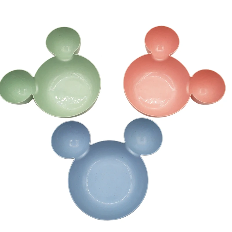 Baby Tableware Cartoon Kids Divided Bowl Food Grade Eco Wheat Straw Children Plate Baby Feeding Dinnerware Eating Food Dishes Baby Tableware Cartoon Kids Divided Bowl Food Grade Eco Wheat Straw Children Plate Baby Feeding Dinnerware Eating Food Dishes