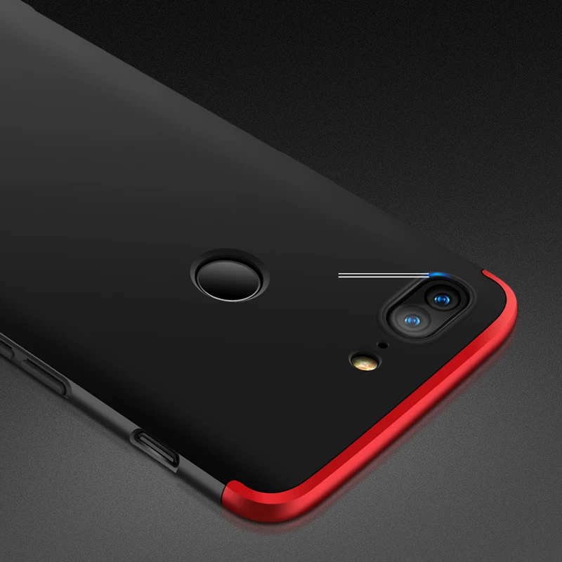 360 Degree Full Cover Case For Oneplus 5T Case 1+5T With Tempered Glass Luxury Plastic Case For Oneplus 5 T 1+5 T Phone Bag 
