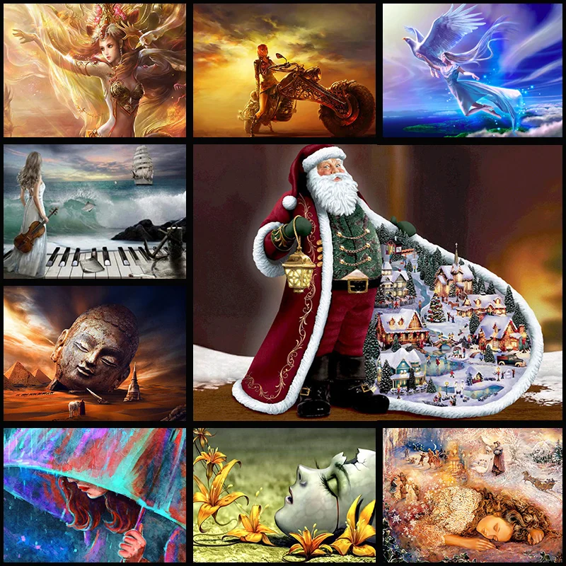

5D Diy Diamond Painting Angel of character Diamond Embroidery cross stitch Full circular Diamond Mosaic picture Home Decoration