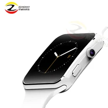2 шт Новые Bluetooth Смарт часы X6 Электроника носимые устройства умные часы для Apple Android телефон с камерой TF слот для sim-карты