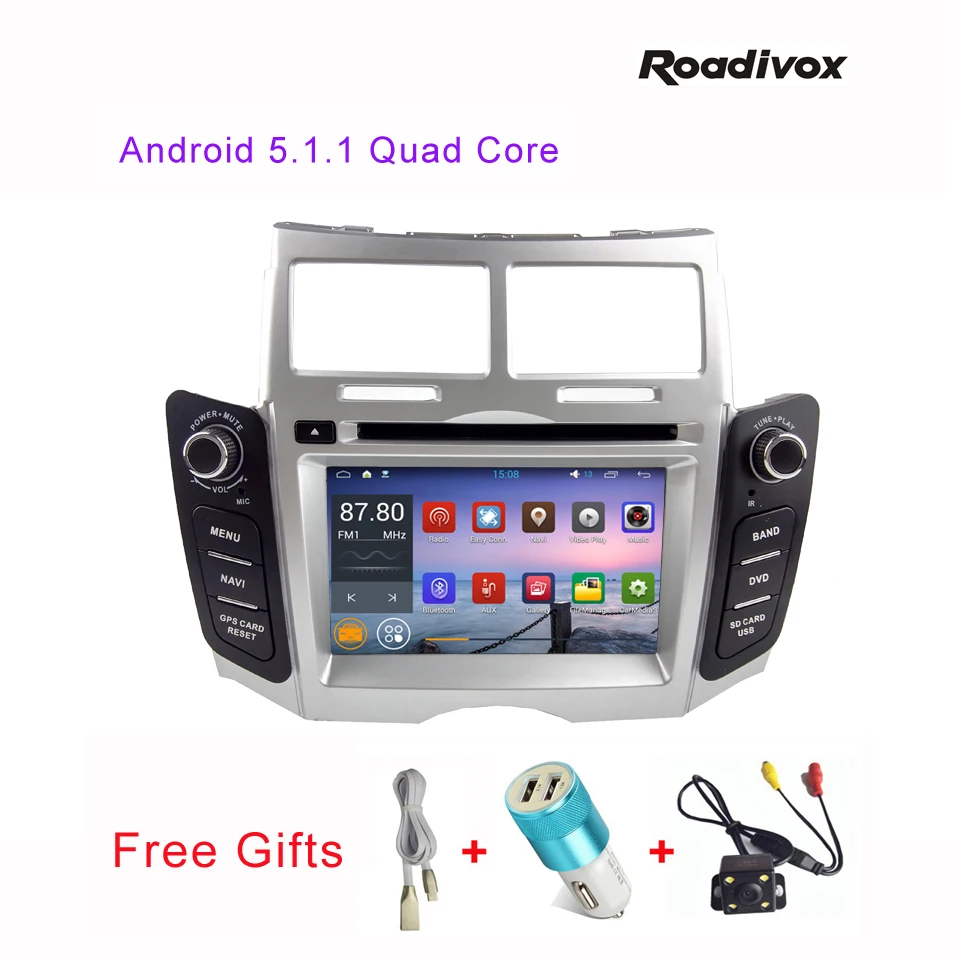 Android 5 1 1 Quad Core Car font b DVD b font font b Player b