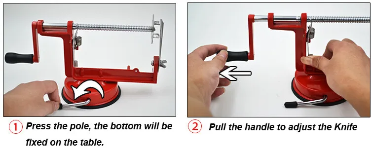 Спиральный резак для картофеля из нержавеющей стали, торнадо, спиральный нож для картофеля, машина для резки картофеля