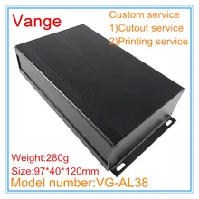 4 шт./лот экструдированный корпус для впрыска 6063-T5 алюминиевый разделительный профиль корпус инструмента 97*40*150 мм для wifi launcher продукта