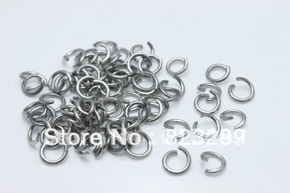 

Wholesale Jewelry Accessory Necklace Fingdings 500pcs Strong 316L Stainless steel Jump Ring 4x0.6mm FREE SHIPPING