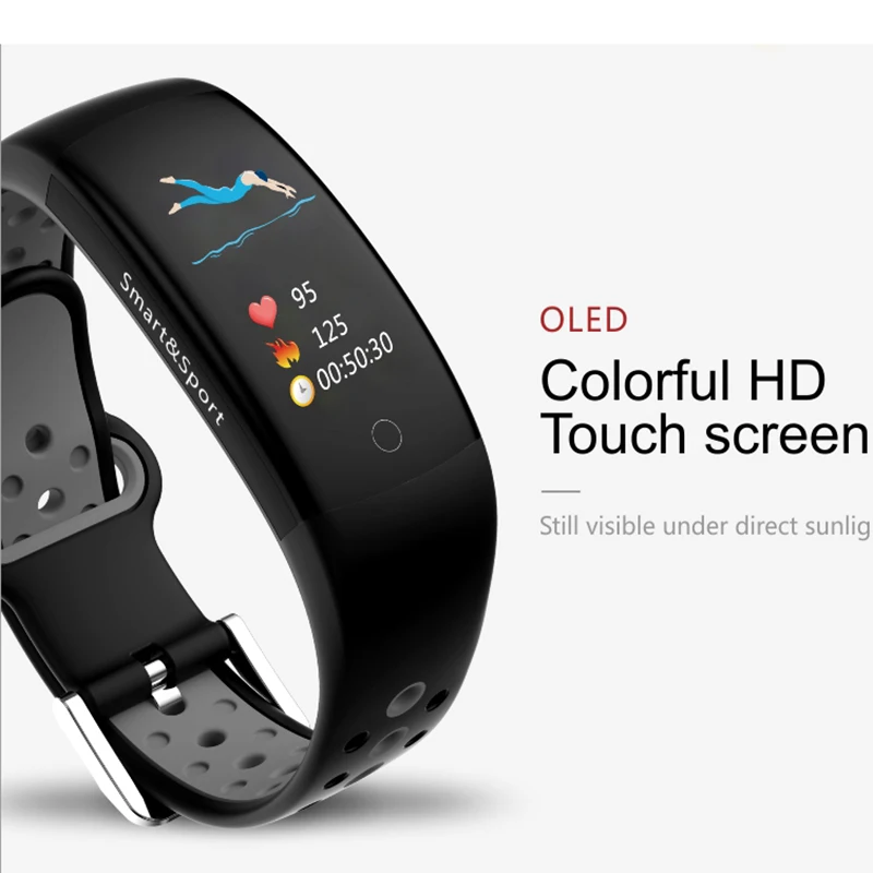 Дешево Смарт часы для женщин и мужчин, 3D динамический пользовательский циферблат, умный носимый фитнес спортивный браслет, поддержка font b gps b font камеры, IOS, ...