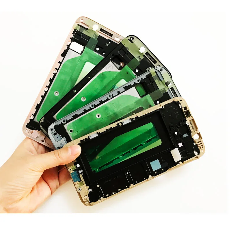 

New Original Screen LCD Supporting Middle Frame Front Bezel Housing For Samsung Galaxy J7 2017 J730 Front Bezel Repair Parts
