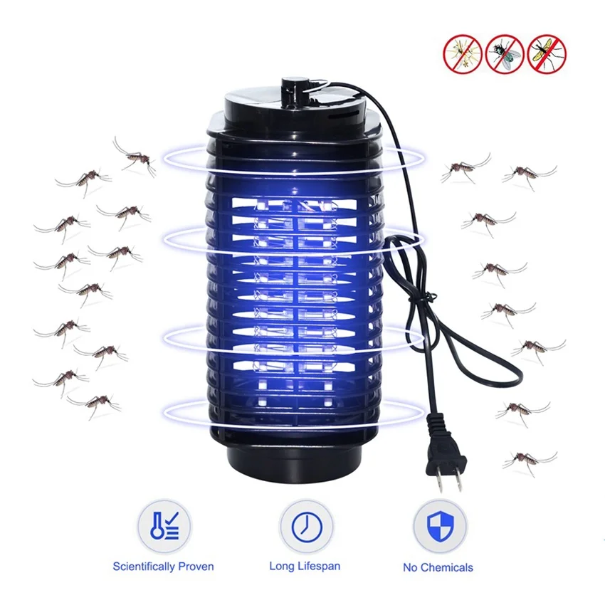 

2018 Bug Zapper LED Mosquito Insect Killer Lamp Electric Pest Moth Fly Anti Mosquito Killer Lights Trap Lamps 220V EU US Plug