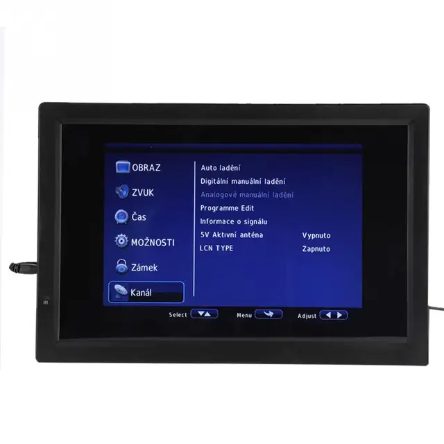 LEADSTAR 14″ Digital Portable USB TV Television 1080P PVR DC12V 110 – 220V UK Plug  HD Digital TV