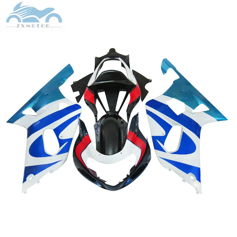 Наборы обтекателей для SUZUKI GSXR600 GSXR750 2001 2002 2003 комплект мотоциклов GSXR 600 750 01 03 синий