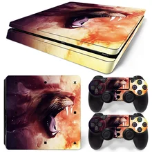 Envío de La Gota Libre de Vinilo de la piel etiqueta de etiqueta piel para PS4 slim videojuego accesorios-1142
