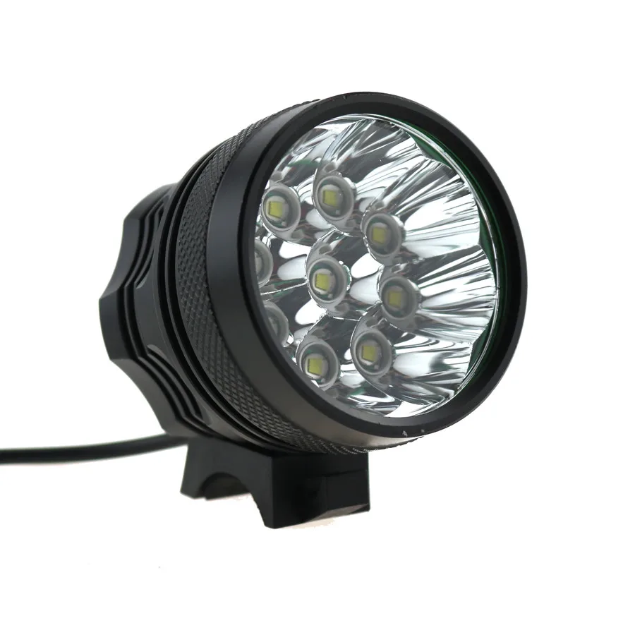 Excellent 9T6  Bike Light 15000 Lumen Waterproof 9xCree XM-L T6 LED Bicycle Light Lamp 3 mode + 8.4V 8800mah 18650 Battery Pack + Charger 3