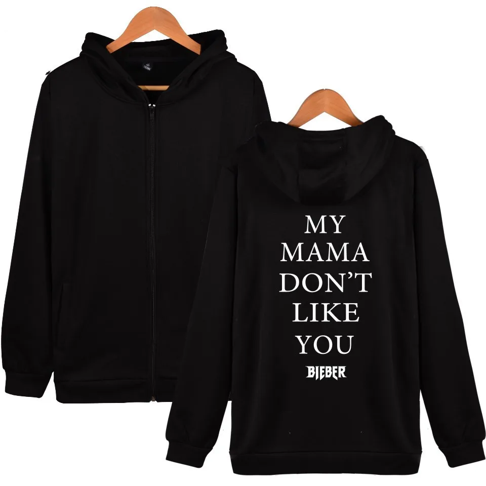 Justin Bieber Purpose Tour New Style Hooded Men/Women Sweatshirts Zipper Hoodies Kpop Sweatshirts Fashion Clothe Justin Bieber