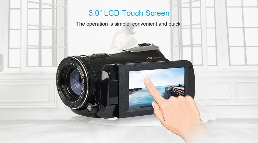 ORDRO camcorder full hd 1080P video camera 4 k 16x Zoom camescope filmadoras DVR IR night vision camaras fotograficas Z627