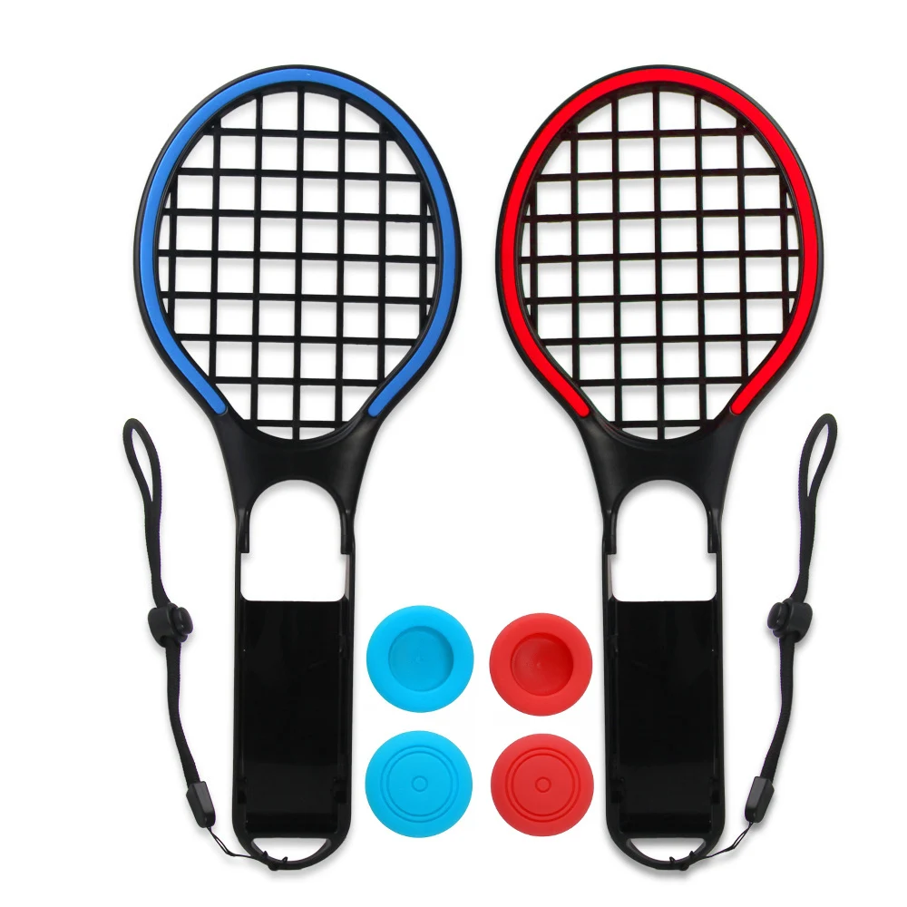 

Colorful Tennis Racket Handheld Handle Grip Holder Player For Nintendos Nintend Switch NS Controller Game Playing Accessories