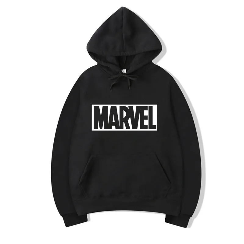 

The new marvel comics has introduced a black and white men's casual cotton hoodie emblazoned with hooded sweatshirt