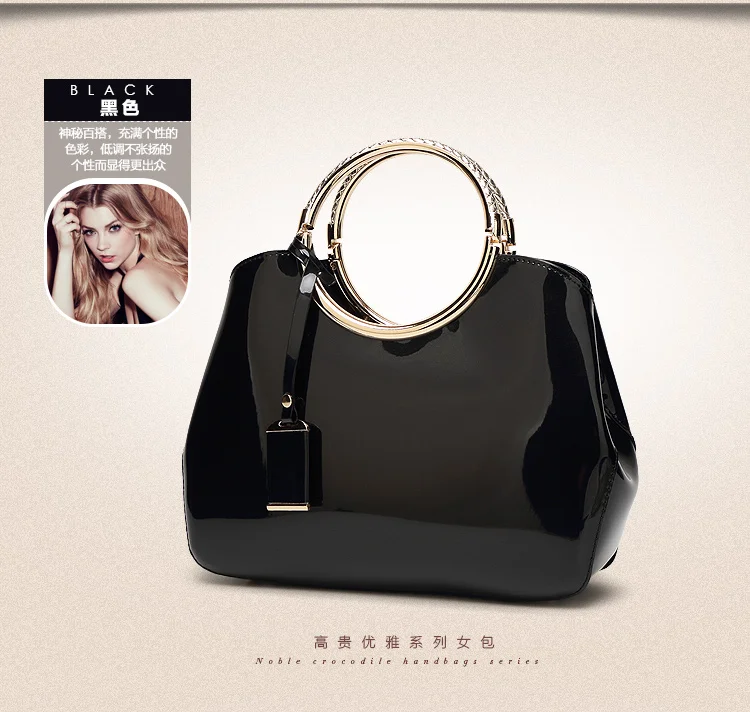 New High Quality Patent Leather Women bag Ladies Cross Body messenger Shoulder Bags Handbags Women Famous Brands bolsa feminina (18)