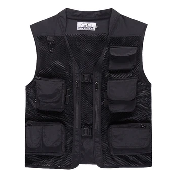

8 Styles Summer Outdoor Men Camouflage Mesh Photography Vest Multi-pocket portable Breathable Quick Dry Light Fishing Vest
