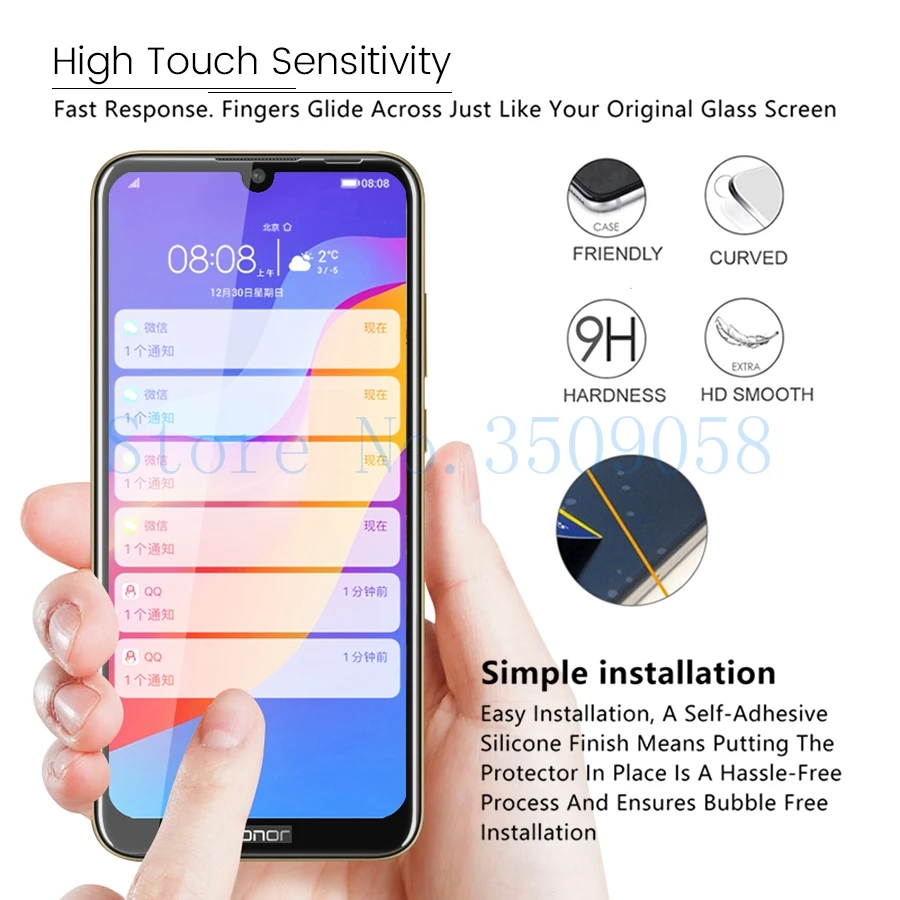 Защитное стекло на honor 8 s, стекло для huawei honor 8 a pro 8 s 8x 8c, защитная пленка honar honer s8 x8 c8 a8, защитная пленка