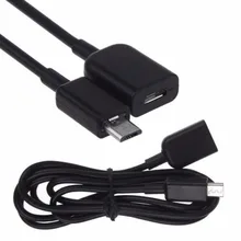 Micro USB 2.0 Type B For SAMSUNG USB Data Charger Extension Cables Male To Female Extender Charging Cable Cord For MICRO5P Wire