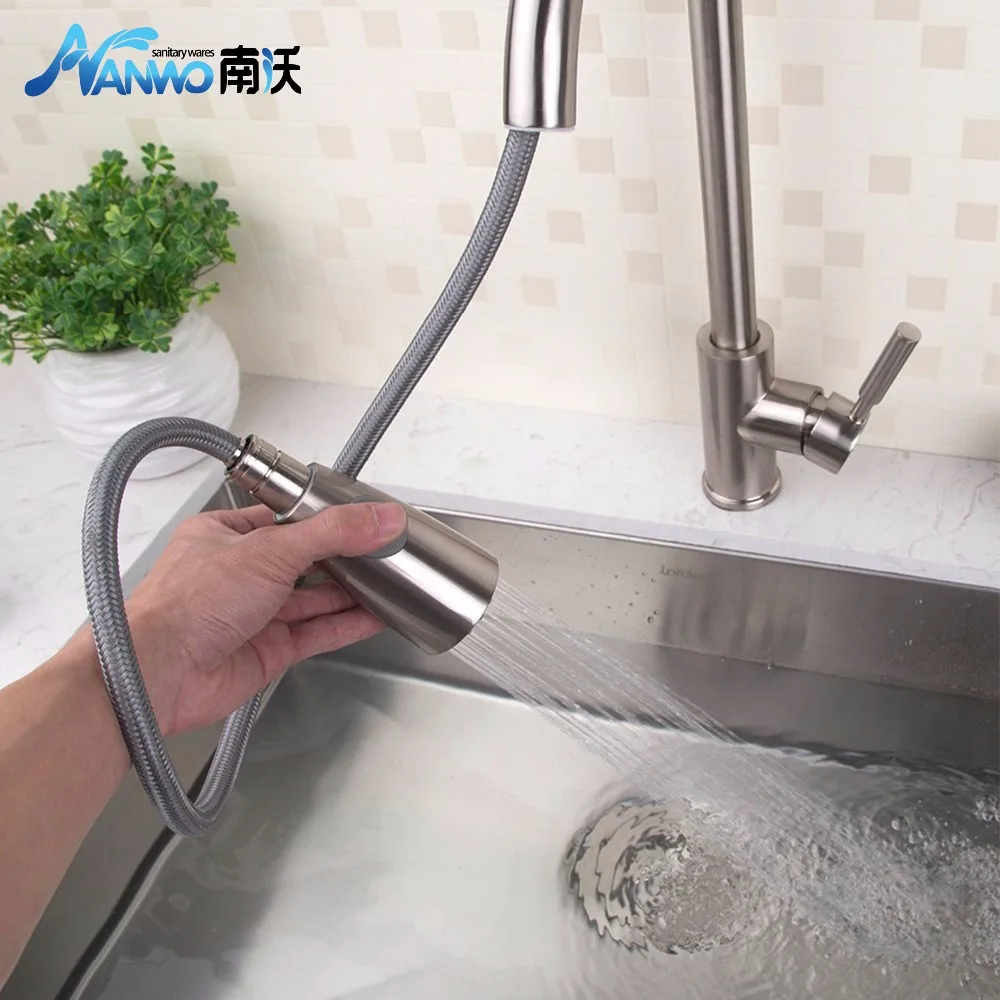 Kitchen Faucet Single Handle Pull Out Kitchen Tap Single Hole Handle